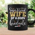 Super Proud Wife 2024 Graduate Senior Graduation College Coffee Mug Gifts ideas
