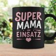 Supermama Im Einsatz Muttertag Beste Mama Baby Ankündigung Tassen Geschenkideen