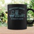 Support Local Street Cats Retro Style 70S For Men Coffee Mug Gifts ideas