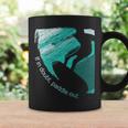 Surfers Blue Tube Wave-Rider Pencil Sketch Coffee Mug Gifts ideas