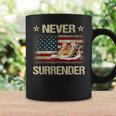 Never Surrender Gold Sneakers Pro Trump 2024 Coffee Mug Gifts ideas