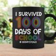 I Survived 100 Days Of School 80 Days To Go Teacher Adult Coffee Mug Gifts ideas