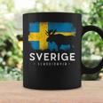 Sweden Scandinavia Swedish Elk Bull Midsomar Sverige Tassen Geschenkideen