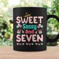 Sweet Sassy And Seven Birthday For Girls 7 Year Old Coffee Mug Gifts ideas