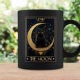 Tarot Card The Crescent Moon Black Cat Gothic Trendy Women Coffee Mug Gifts ideas