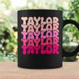 Taylor Vintage Personalized Name I Love Taylor Coffee Mug Gifts ideas