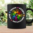 Teach Accept Love Understand Autism Awareness Coffee Mug Gifts ideas