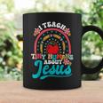 I Teach Tiny Humans About Jesus Christian Teacher Groovy Coffee Mug Gifts ideas