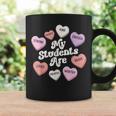 Teacher Valentines Day Positive Affirmations Candy Hearts Coffee Mug Gifts ideas