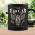 Team Daniels Family Name Lifetime Member Coffee Mug Gifts ideas