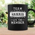 Team Harris Life Time Member Family Name Coffee Mug Gifts ideas