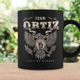 Team Ortiz Family Name Lifetime Member Coffee Mug Gifts ideas