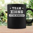 Team Xiong Lifetime Membership Family Last Name Coffee Mug Gifts ideas