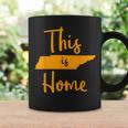 Tennessee State Graphic Orange Tennessee This Is Home Coffee Mug Gifts ideas