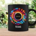 Texas Total Solar Eclipse 2024 Party Totality Tie Dye Coffee Mug Gifts ideas