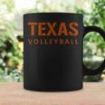Texas Volleyball Block Style Coffee Mug Gifts ideas
