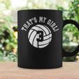 That's My Girl 3 Volleyball Player Mom Or Dad Coffee Mug Gifts ideas