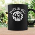 That's My Girl 43 Volleyball Player Mom Or Dad Coffee Mug Gifts ideas