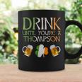 Thompson Family Name For Proud Irish From Ireland Coffee Mug Gifts ideas