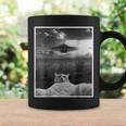 Threadwei Alien Ufo Cat Selfie Kitty Graphic Cat Lover Coffee Mug Gifts ideas