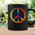 Tie Dye Peace Sign Peace Love Happiness Coffee Mug Gifts ideas