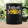 Tie Dye Softball Mom Softball Game Day Vibes Coffee Mug Gifts ideas