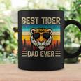 Tiger Vintage Best Tiger Dad Ever Father's Day Coffee Mug Gifts ideas