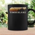 Timberlake Va Vintage Evergreen Sunset Eighties Retro Coffee Mug Gifts ideas