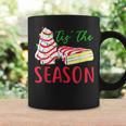 Tis The Season Little-Debbie Christmas Tree Cake Holiday Coffee Mug Gifts ideas