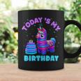 Todays My Birthday Llama Boy Family Party Decorations Coffee Mug Gifts ideas