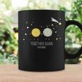 Together Again Retro Sun And Moon Holding Hands Eclipse 2024 Coffee Mug Gifts ideas