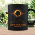 Total Solar Eclipse 04082024 San Antonio Texas Coffee Mug Gifts ideas