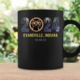 Total Solar Eclipse 2024 Cat Evansville Indiana Totality Coffee Mug Gifts ideas
