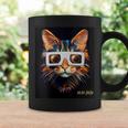 Total Solar Eclipse 2024 Cat Wearing Sun Glasses Cat Witness Coffee Mug Gifts ideas