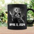 Total Solar Eclipse 2024 Cat Selfie With Totality Coffee Mug Gifts ideas