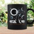Total Solar Eclipse 2024 Girl Cat Eclipse Coffee Mug Gifts ideas