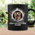 Total Solar Eclipse 2024 Greenville Maine Eclipse Dog Coffee Mug Gifts ideas