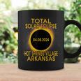 Total Solar Eclipse 2024 Hot Springs Village Arkansas Coffee Mug Gifts ideas