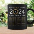 Total Solar Eclipse 2024 North America Tour Totality Coffee Mug Gifts ideas
