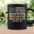 Total Solar Eclipse 2024 Ohio America Usa Flag Totality Coffee Mug Gifts ideas