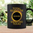 Total Solar Eclipse 2024 San Antonio Texas Path Of Totality Coffee Mug Gifts ideas