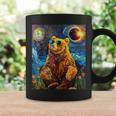 Total Solar Eclipse Grizzly Bear Coffee Mug Gifts ideas