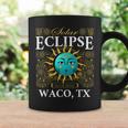 Total Solar Eclipse Waco Tx Texas 2024 Totality Boho Retro Coffee Mug Gifts ideas