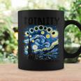 Totality Solar Eclipse Starry 2024 Night Van April 8 Gogh Coffee Mug Gifts ideas