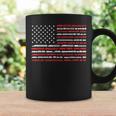 Train Railroad American Flag Vintage Locomotive Coffee Mug Gifts ideas
