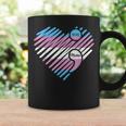 Transgender Heart Pride Flag Lgbtq Inspirational Lgbt Coffee Mug Gifts ideas