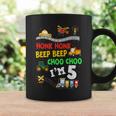 Transportation Truck 5Th Birthday Boy 5 Five Year Old Girl Coffee Mug Gifts ideas