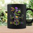 Trex Dinosaur Mardi Gras Costume Let The Shenanigans Begin Coffee Mug Gifts ideas