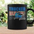 Truck Driver Trucker Flag Usa Coffee Mug Gifts ideas