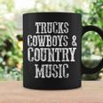 Trucks Cowboys Country Music Country Southern Coffee Mug Gifts ideas